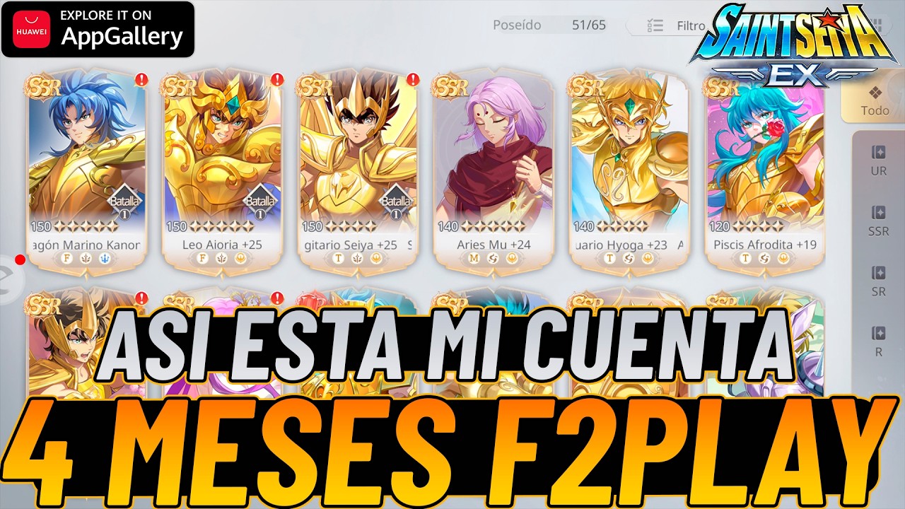 ⚡SI PUEDES SOBREVIVIR COMO F2P. Saint Seiya EX #saintseiyaex