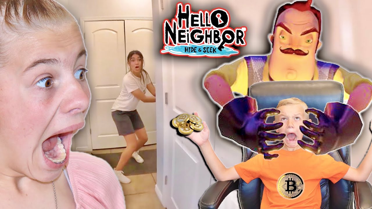 Finding Bitcoin In Hello Neighbor's HOUSE!