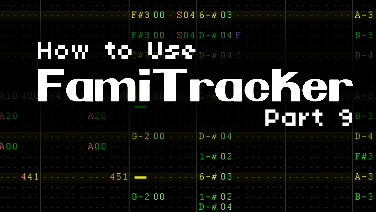 Как использовать Famitracker (Часть 9) - Управление фреймами