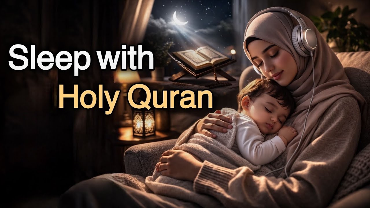 Sleep With Holy Quran| Sleep For Relaxation & stress relief | Deep Sleep| Problems Solve 