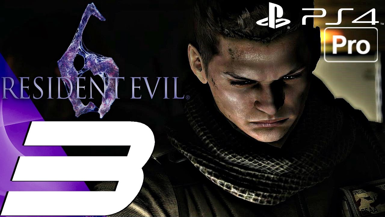 Resident Evil 6 (PS4) - Gameplay Walkthrough Part 3 - Iluzija Snake Boss Fight (Chris) [1080P 60FPS]