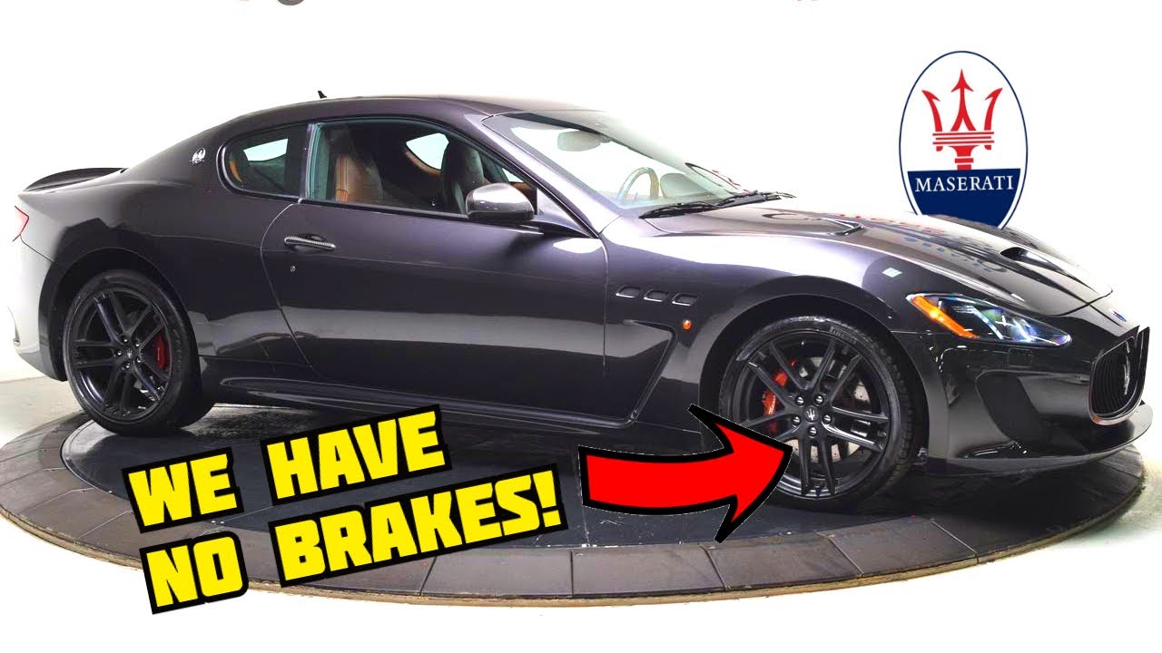 RARE Maserati GranTurismo MC! DIY Brake Pad CHange  **SAVING $7000**