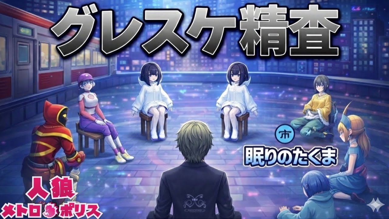【人狼メトロポリス】「グレースケールが合うと同陣営？この共通点に気づいたぞ！」