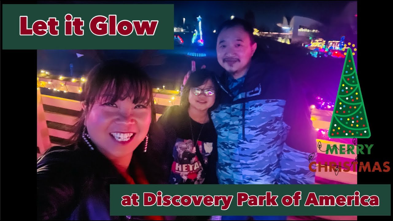 [JWYao TV] Let it Glow at Discovery Park of America 2025 #christmaslights #winterbreak #jwyaotv