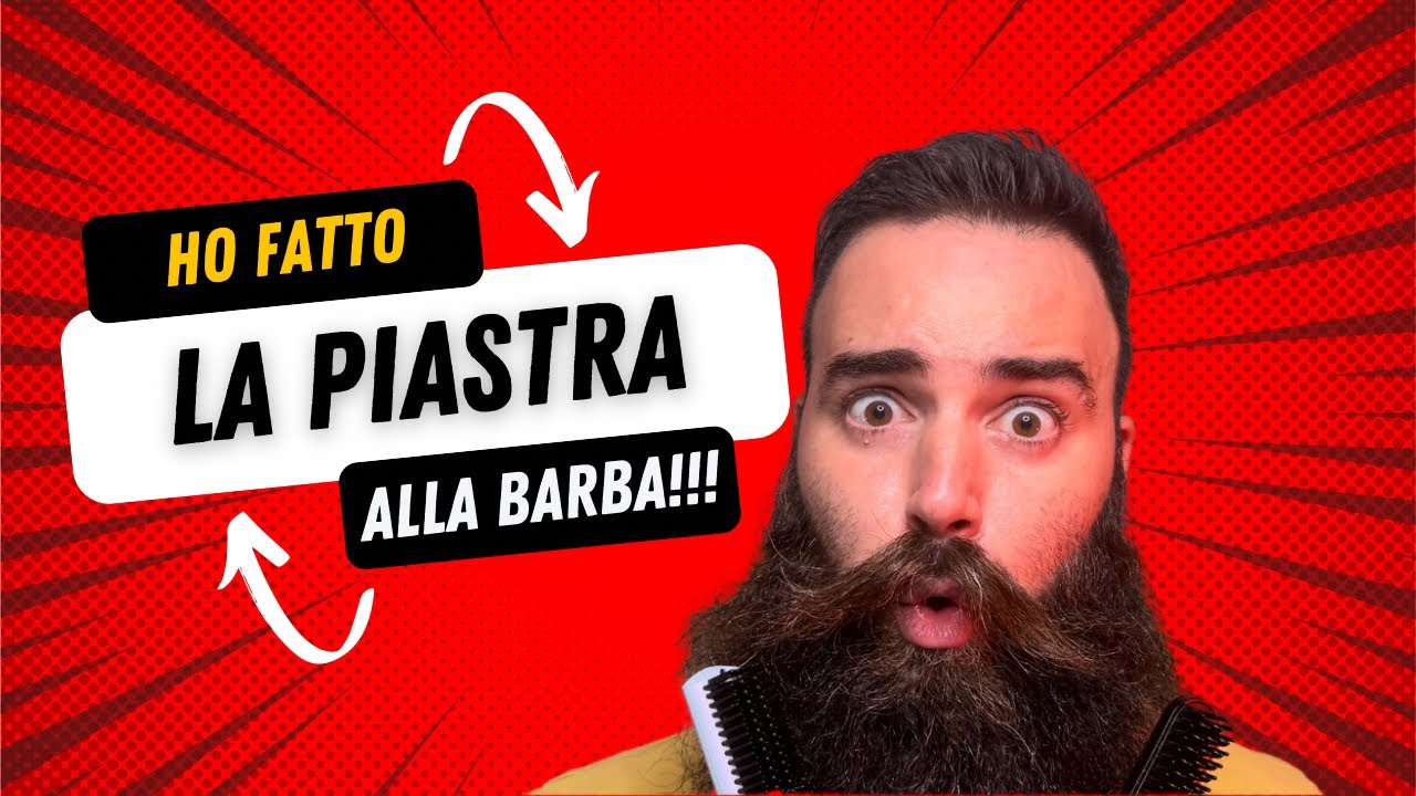 TUTORIAL: BARBA E PIASTRA/BEARD STRAIGHTENER TUTORIAL #barba #piastra #tutorial #beard #straightener