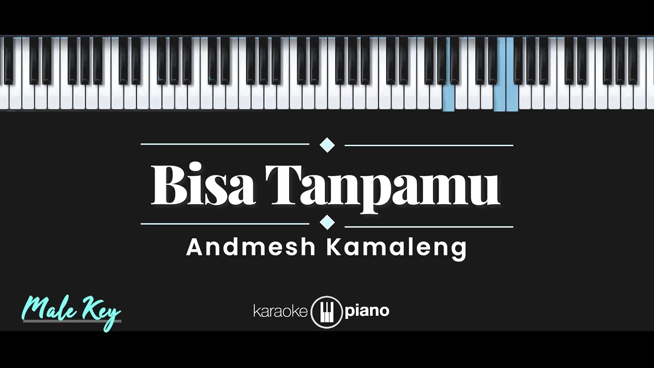 Bisa Tanpamu - Andmesh Kamaleng (KARAOKE PIANO - MALE KEY)