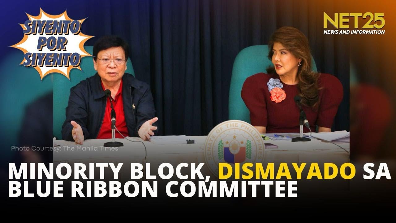 “Minority report” ng Senate Minority Block, inilabas kaugnay ng pagdinig sa flood control anomaly