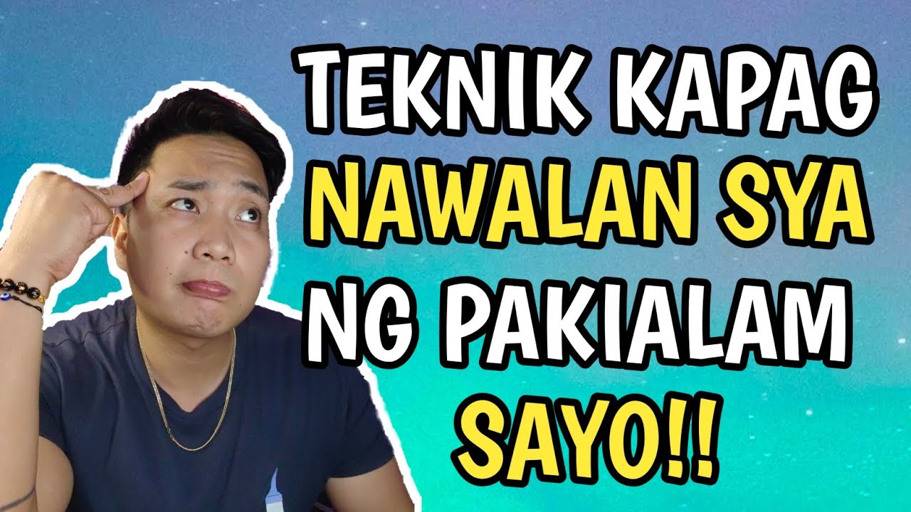 PAANO KUNG NAWALAN NA SYA NG PAKIALAM SAYO?