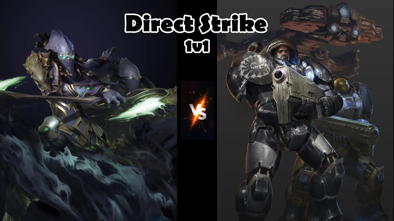 Vorazun vs Raynor [1v1] This bro is smart, had me panicking - Direct Strike: Commanders SC2