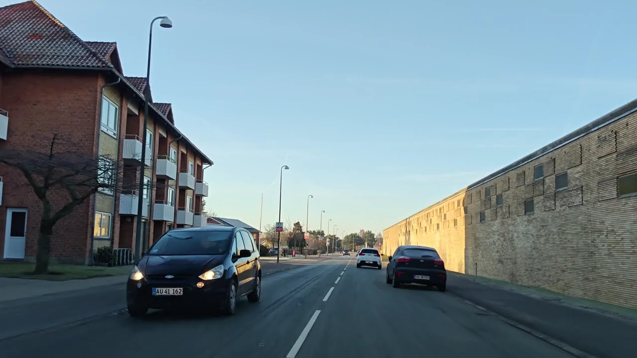 Quiet Countryside in Denmark – Day Drive. Vordingborg 1/2. 4K