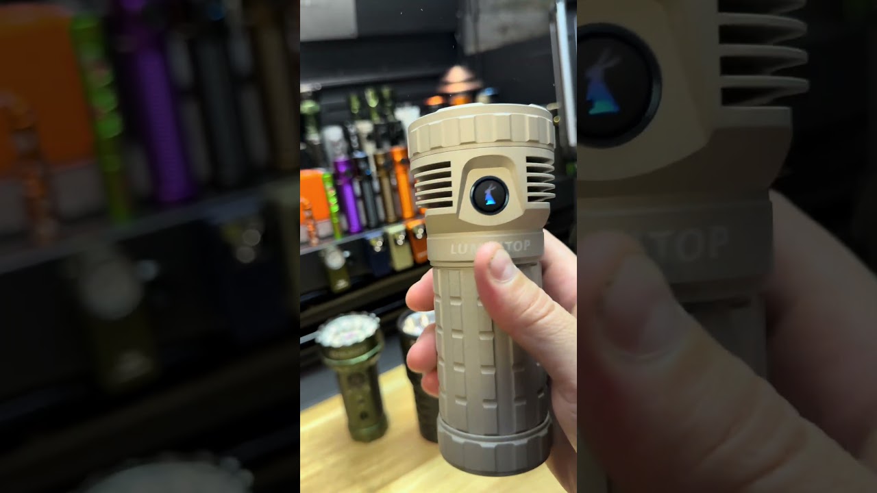 26,000 Lumen EDC Flashlight? Lumintop Mach 4695 Output test!