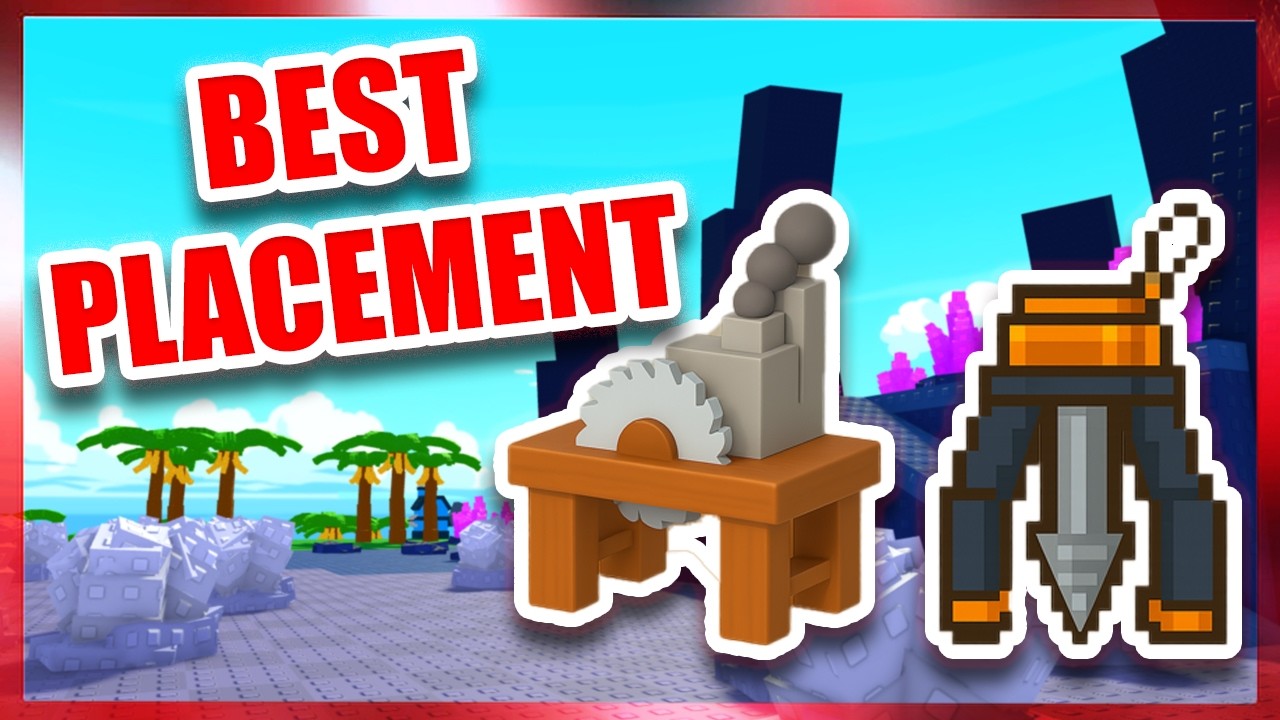 BEST PLACEMENT For AUTOCHOPPER And AUTOMINER In Roblox Build An Island