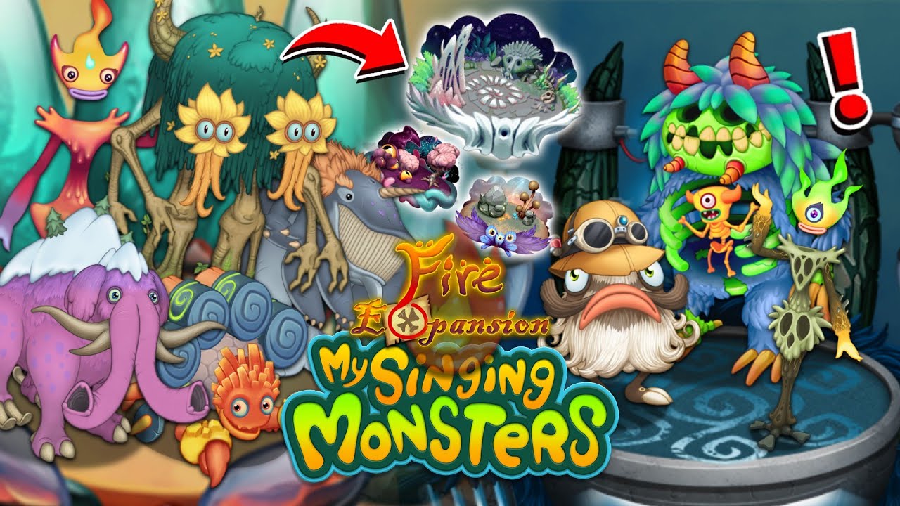 EXPANSÃO DE FOGO É INCRÍVEL! SPURRIT, BOMA PETITE E CANDELAVRA RAROS CHEGARAM! | My Singing Monsters
