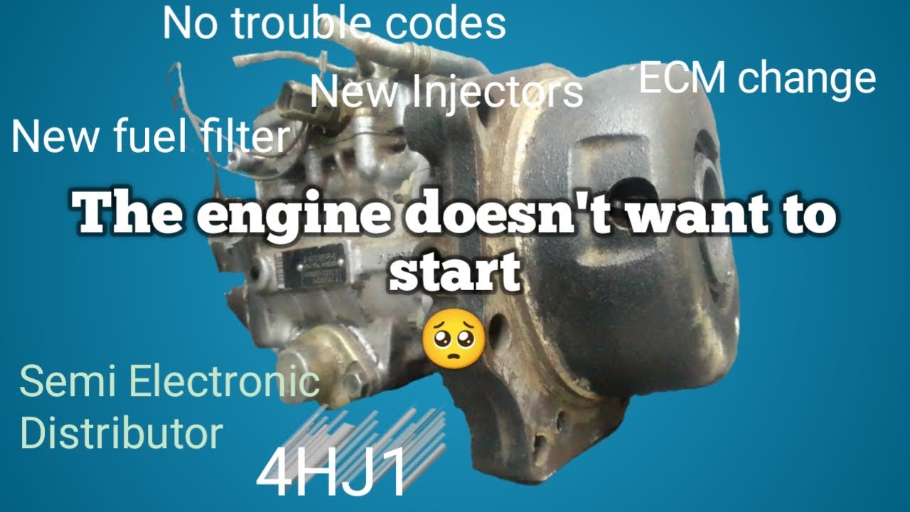 How To Repair 4HJ1 Semi Electronic Pump