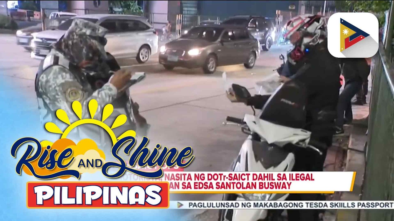Nasa 20 motorista, nasita ng DOTr-SAICT dahil sa ilegal na pagdaan sa EDSA-Santolan Busway