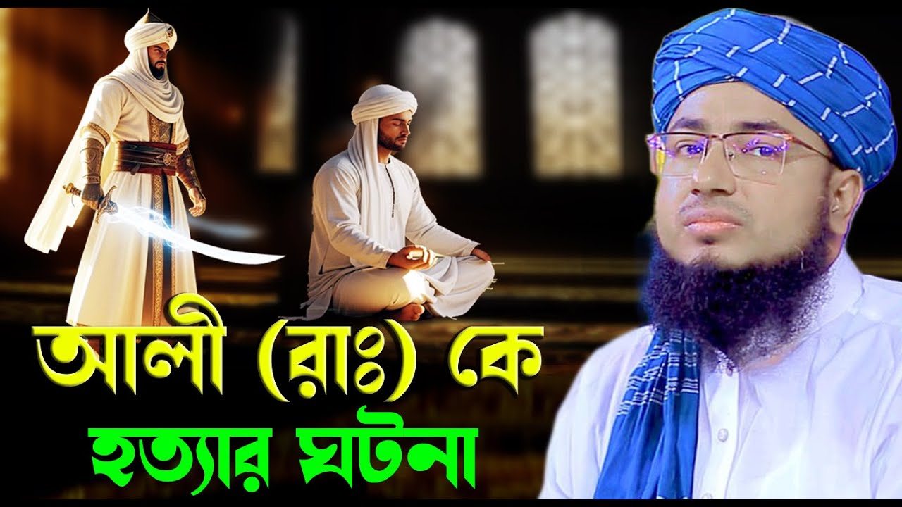 হযরত আলী রাঃ কে হ,ত্যা করার ঘটনা। মুফতি জহিরুল ইসলাম ফরিদী