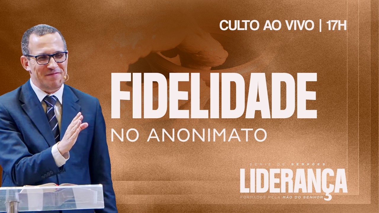 Fidelidade no Anonimato | Pr. Jan Marke | 08.03.2026