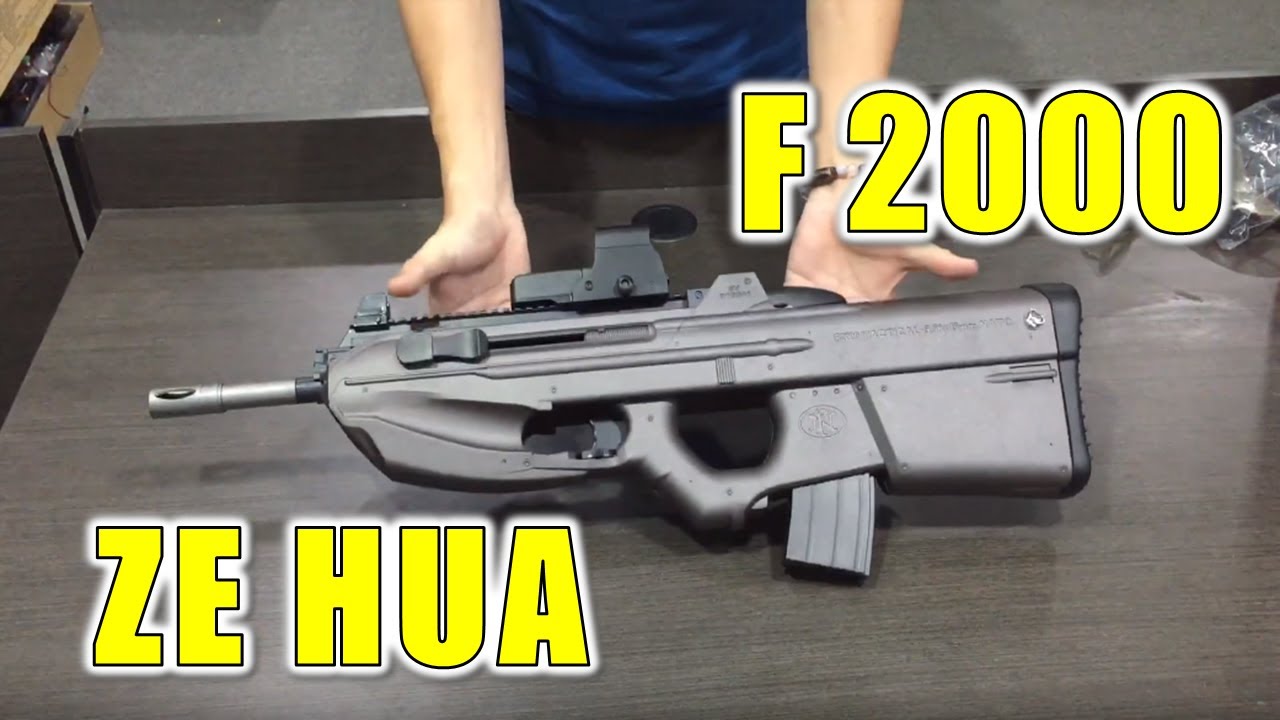 ZE HUA F2000 BULLPUP BLASTER (Unboxing and FPS Testing) - Blasters Mania