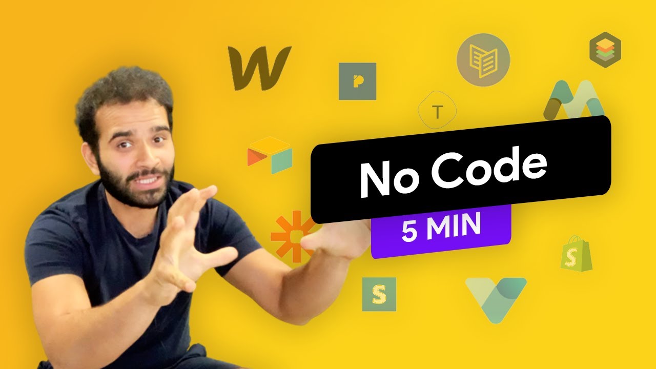 Lancer sa boite avec 0 ligne de code! Le No Code expliqu&eacute; en 5min.