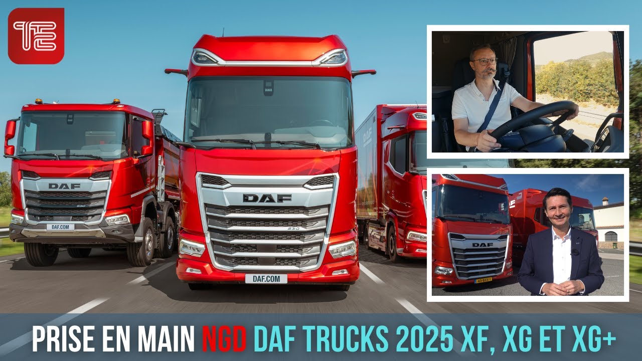 DAF Trucks optimise ses modèles NGD : performances et sécurité renforcées