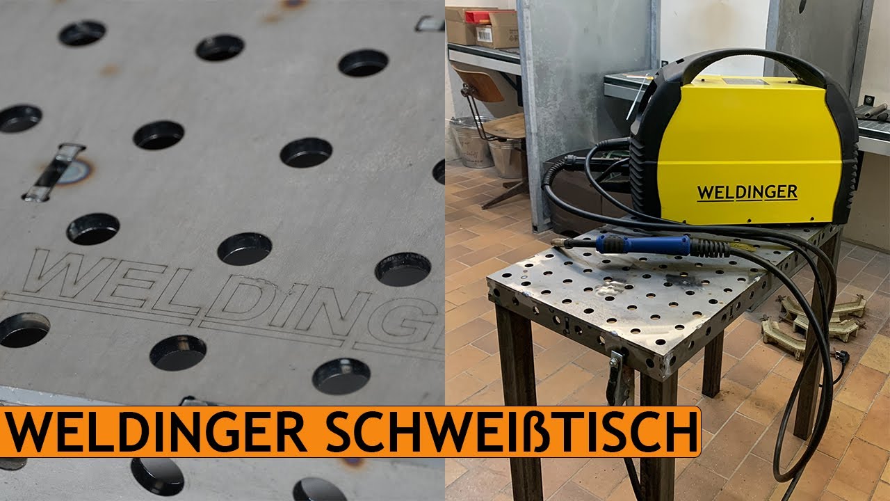Schweißtisch Bausatz von WELDINGER | DIY Lochtisch selber bauen | Schweißtisch aufbauen