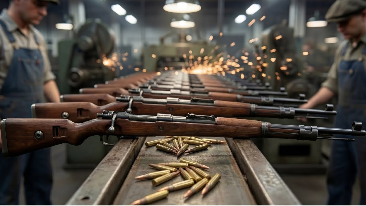 Inside the Factory: How the K-98 Rifle Is Made (Full Process)