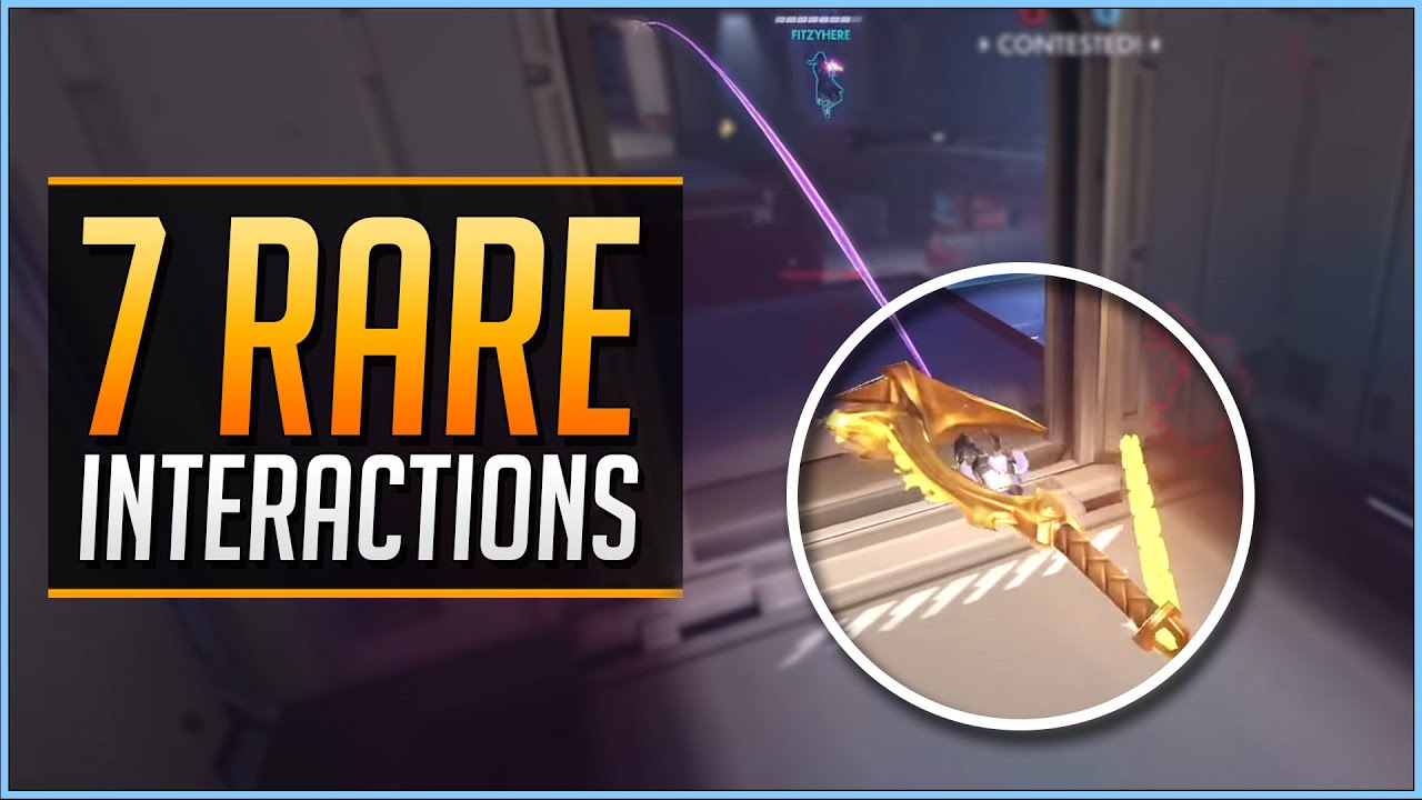 7 EXTREMELY RARE MOMENTS in OVERWATCH