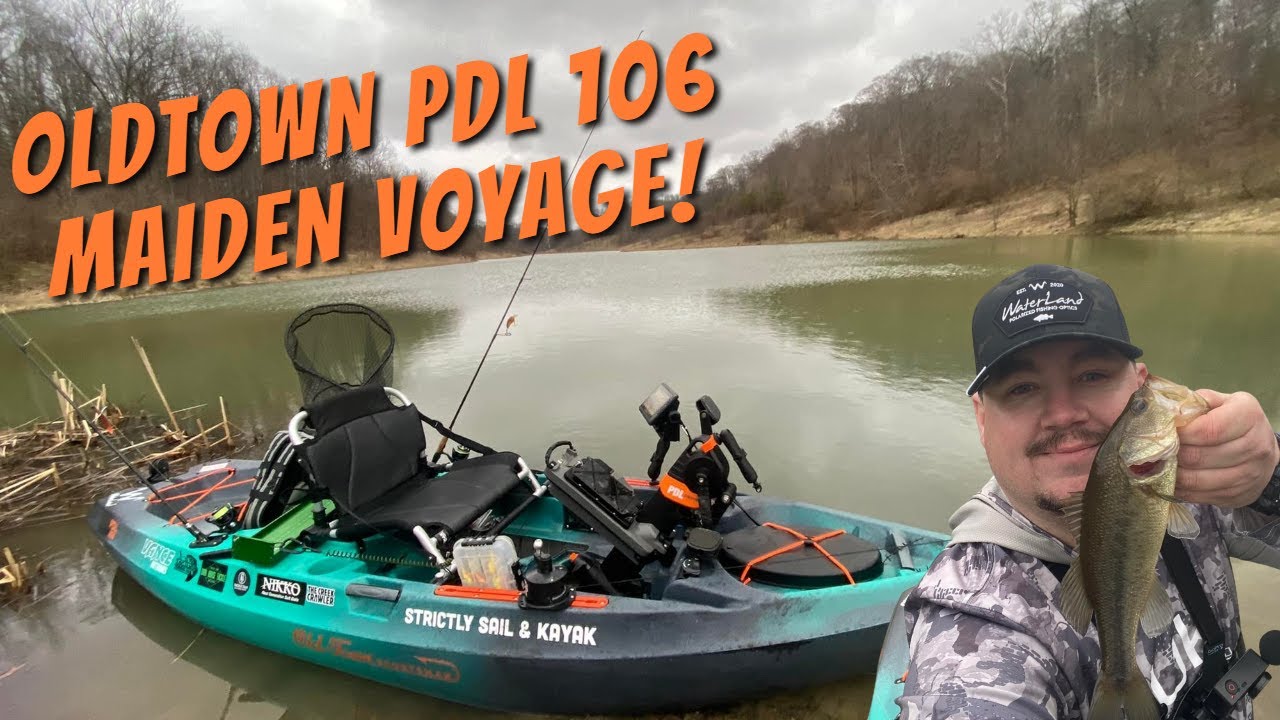 Выхожу на свою первую рыбалку на катушке Oldtown PDL 106! (Перед нерестом)