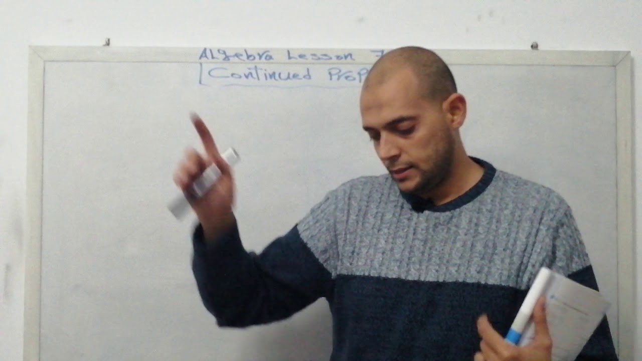 Continued proportion. Preparatory 3 Algebra. Mr. Mostafa Soliman. Math solution
