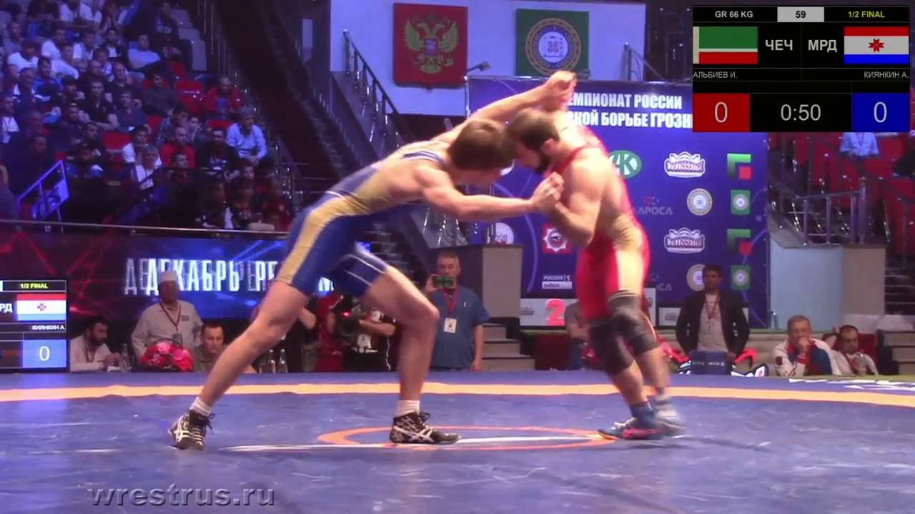 ЧР-2016. Греко-римская борьба. Полуфинал. Альбиев Ислам-Бека - Киянкин Алексей