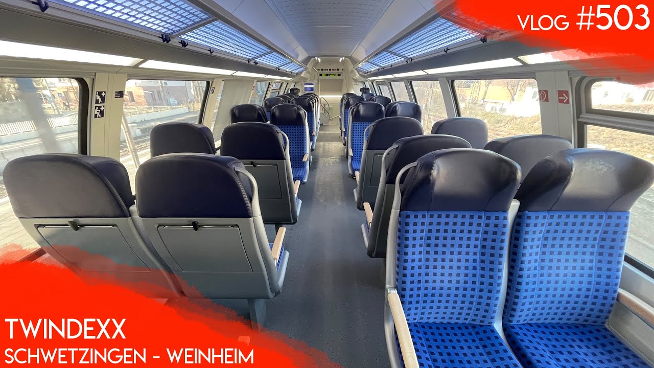 Im TWINDEXX von Schwetzingen nach Weinheim | TripReport | Vlog 503