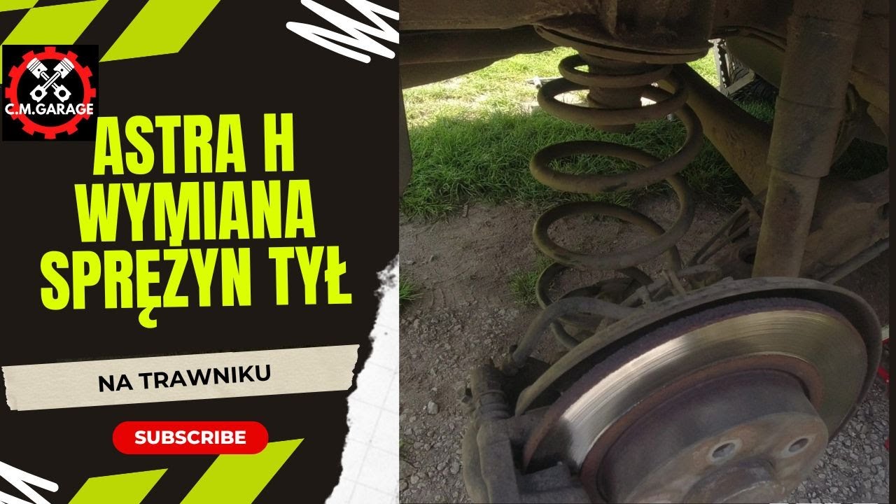 Astra H III Zafira B Pęknięta Sprężyna Wymiana Sprężyn