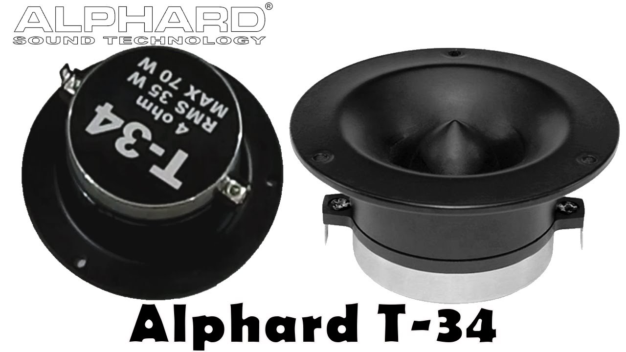 Обзор рупорных твитеров на неодиме Alphard T - 34 и сравнение их с PT - 60 Neo и DST 8.1 Neo
