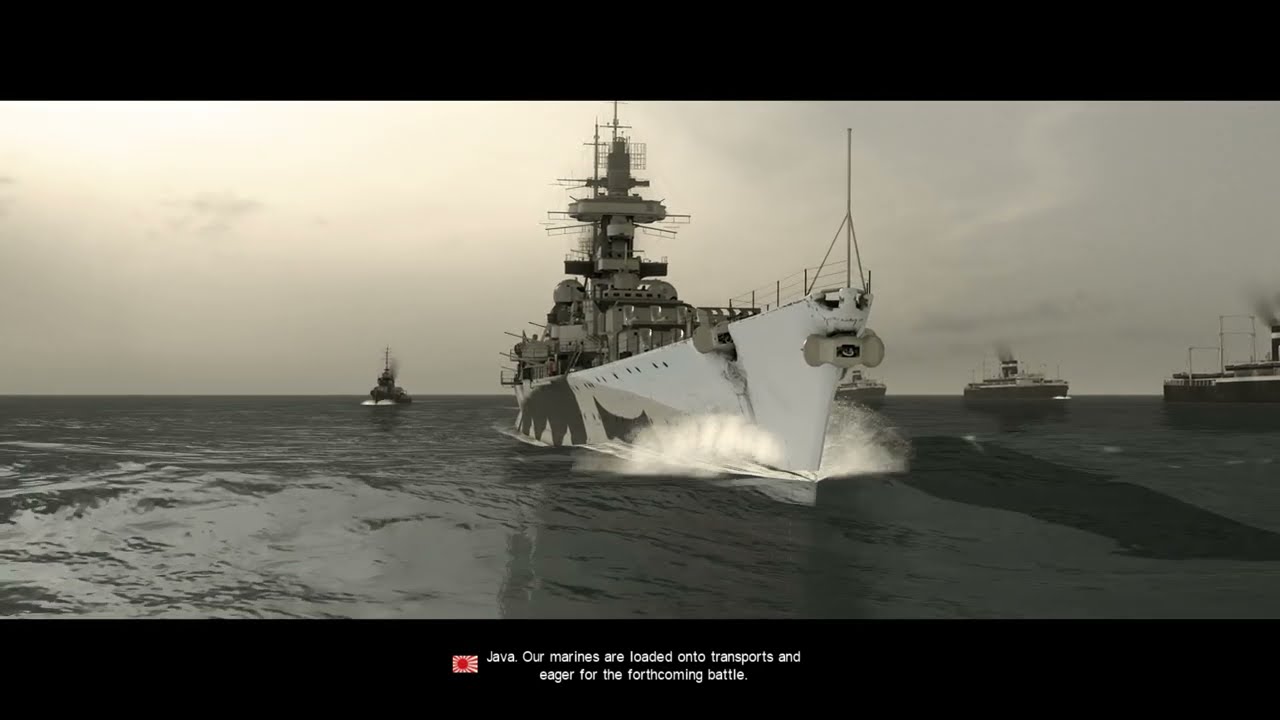 Battle Of The Java Sea With The DKM Hindenburg | Battlestations Pacific Remastered