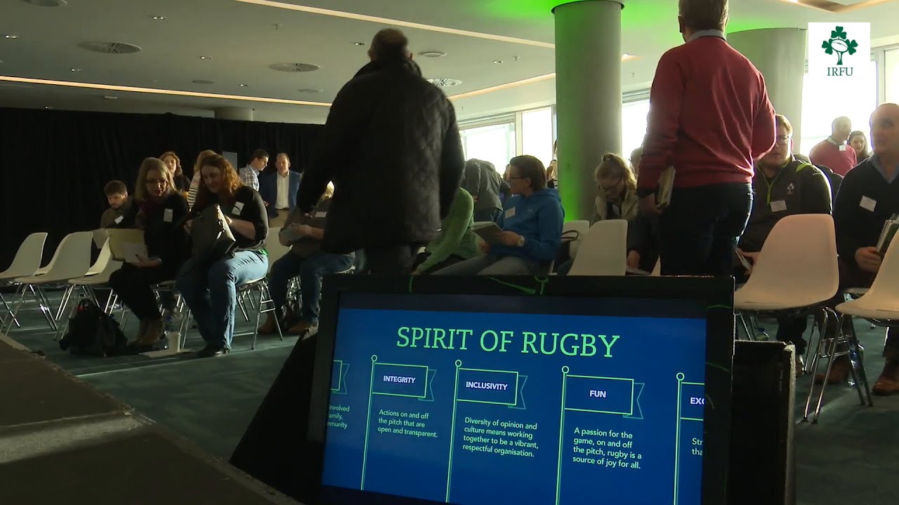 Irish Rugby TV: Fun In Focus For Young Players At Spirit Of Rugby Conference