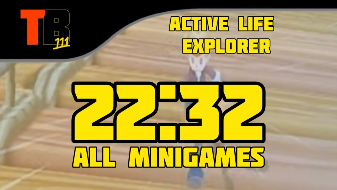 Active Life: Explorer- All Minigames speedrun (22:32)