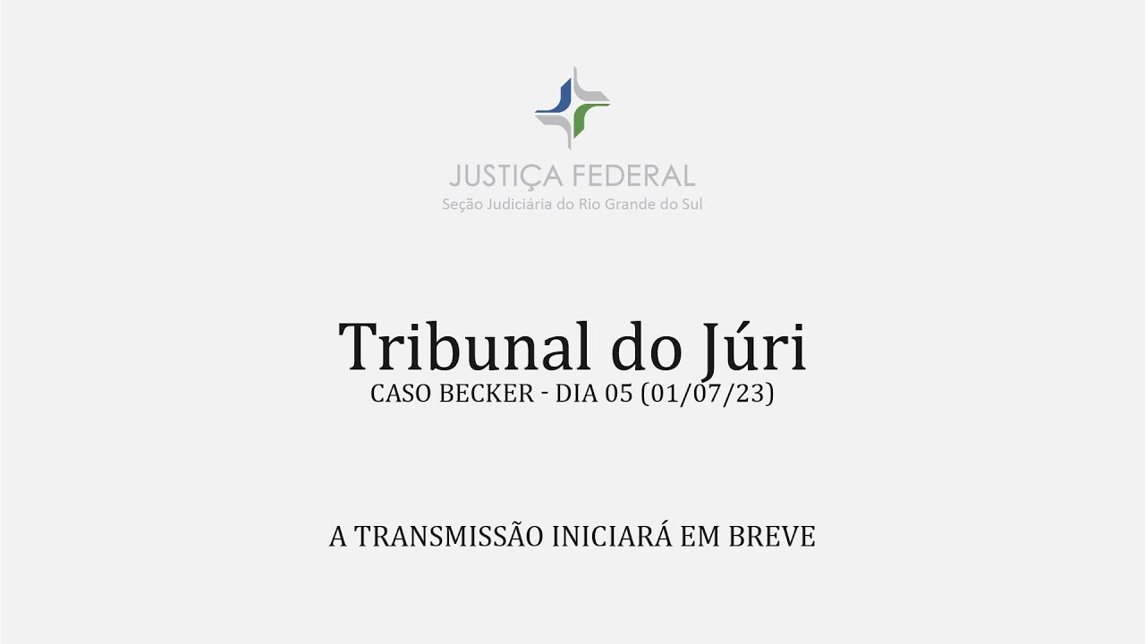 TRIBUNAL DO JÚRI - CASO BECKER - DIA 5