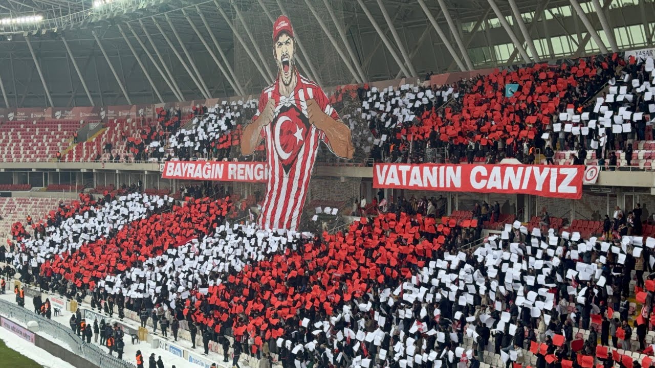 Sivasspor Amedspor ma&ccedil;ı Koreografi