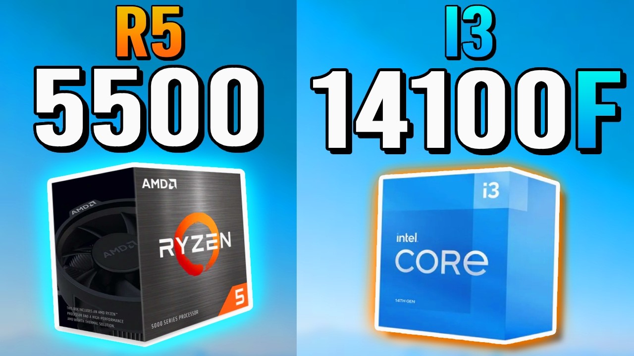 R5 5500 vs i3 14100F  -  Which To Get?!