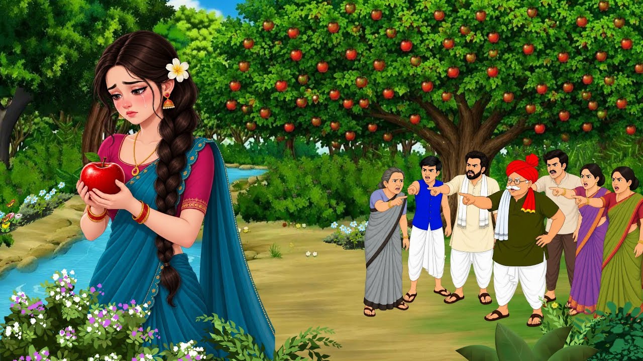  गरीब लड़की की किस्मत का खेल और तिलस्मी पेड़ hindi Stories |Hindi Kahaniya |Village Story @mikutoon