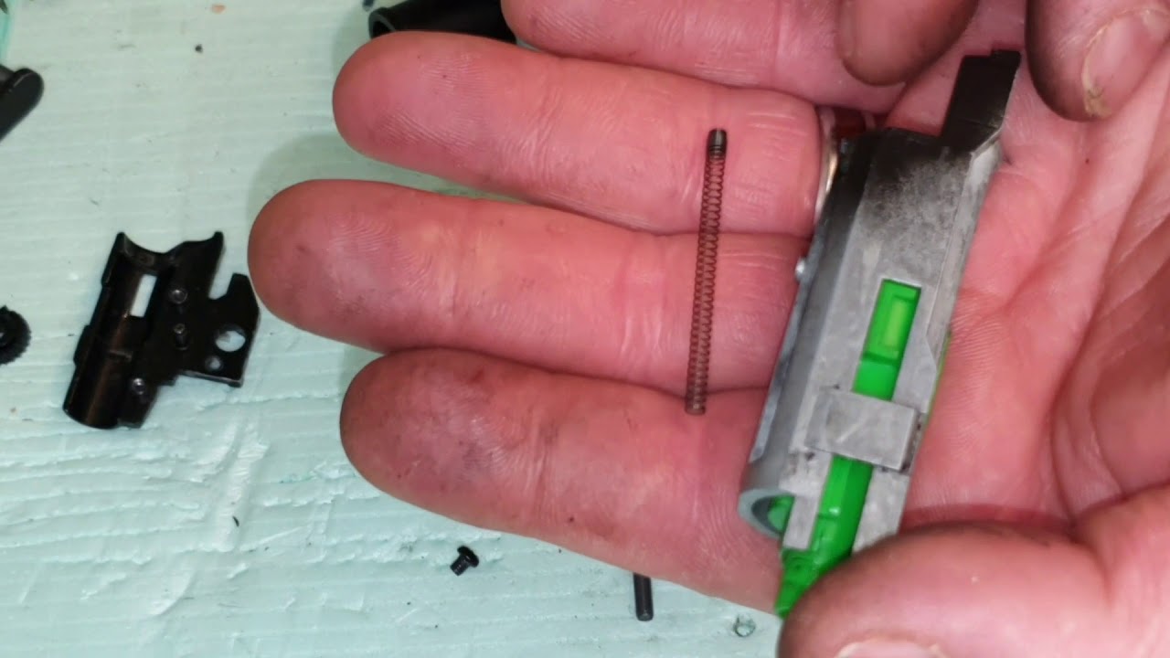 airsoft 1911 blowback pistol part 2 top slide how to disasemble and reassemble