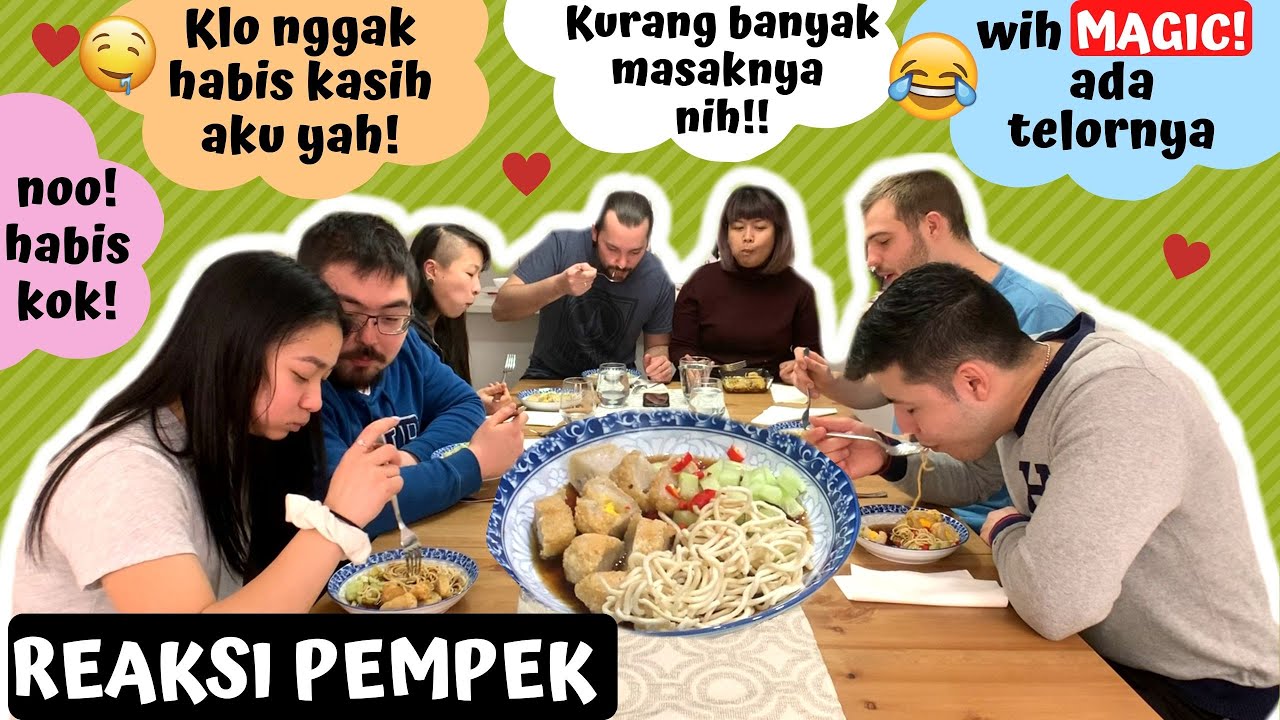 PERTAMA KALI NYOBAIN PEMPEK, MEREKA SEMUA JATUH CINTA❤️! MALU BANGET KURANG BANYAK MASAKNYA 🙈