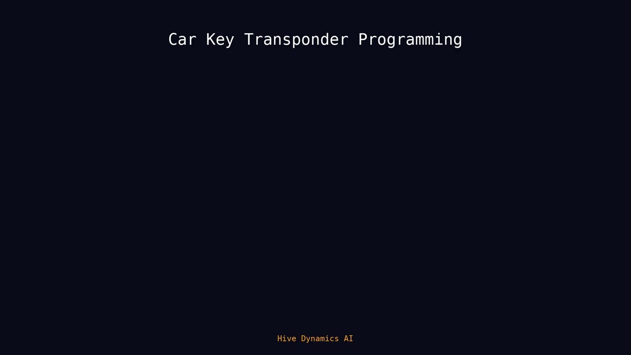 Locksmith Tip: Car Key Transponder Programming