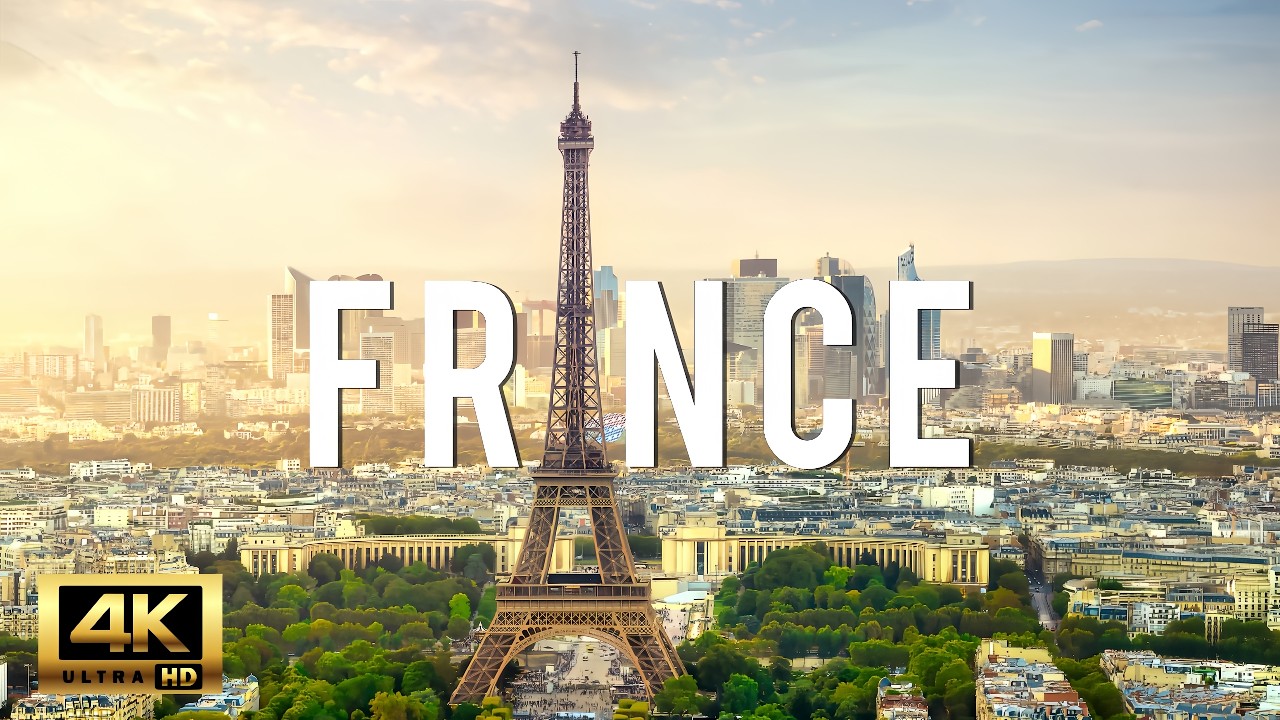 Relaxing Journey Through France in 4K | Scenic Cities & Timeless Beauty 🇫🇷