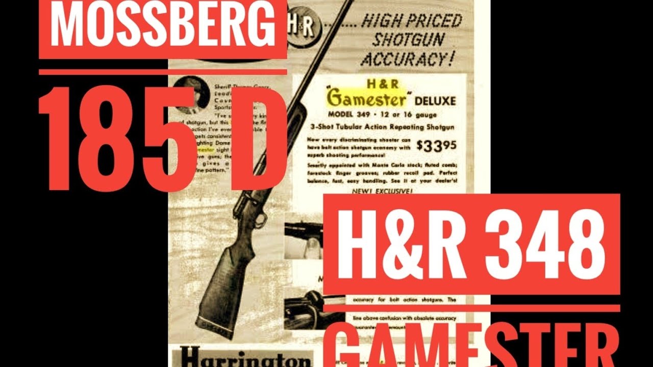Необычные дробовики с затворным механизмом! Mossberg 185D и H&R Gamester!