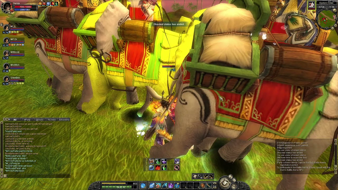 Trade action (1/2) // Pierce Guild // Forever Online (Silkroad 60 cap NO BOT server)