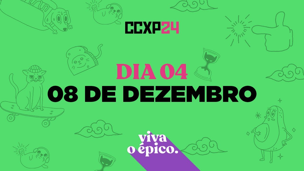 DIA 4 - #CCXP24 AO VIVO - Viva o épico!