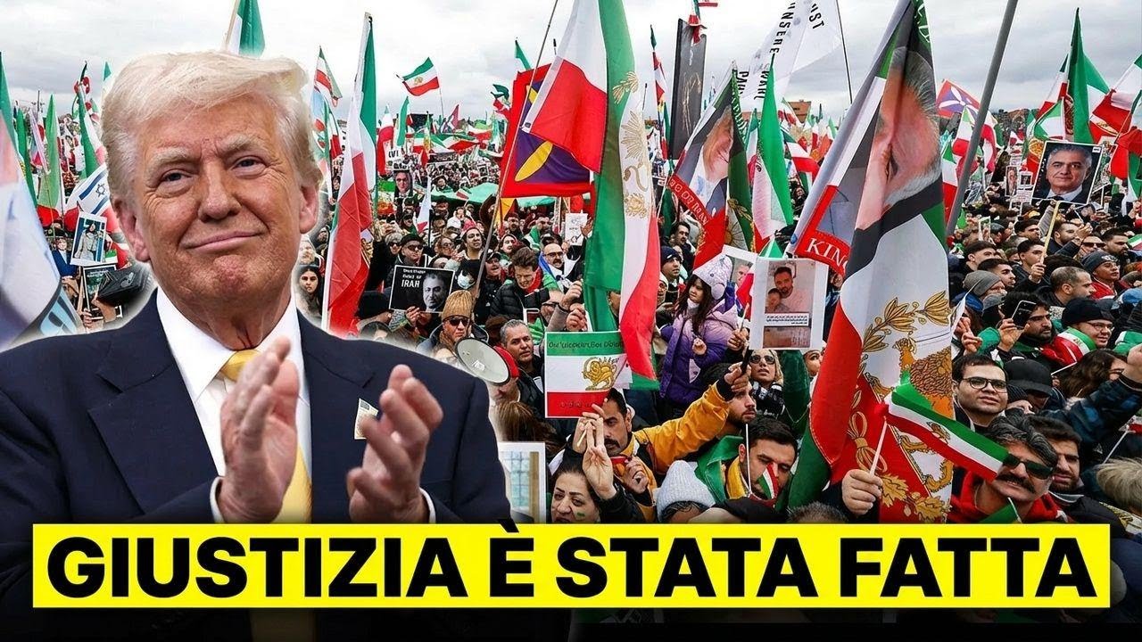 L'Iran esplode di gioia dopo la caduta del regime