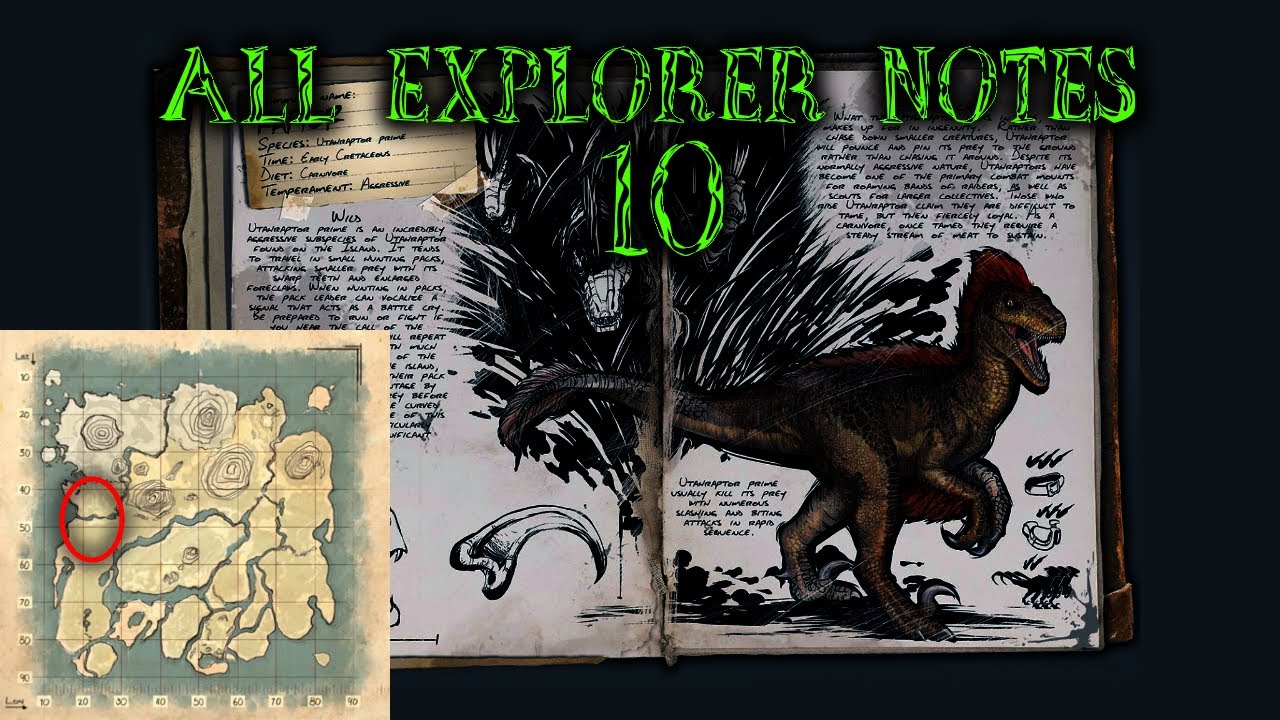 How To Find All Explorer Notes On The Island! | Ark: Survial Evolved | Part 10