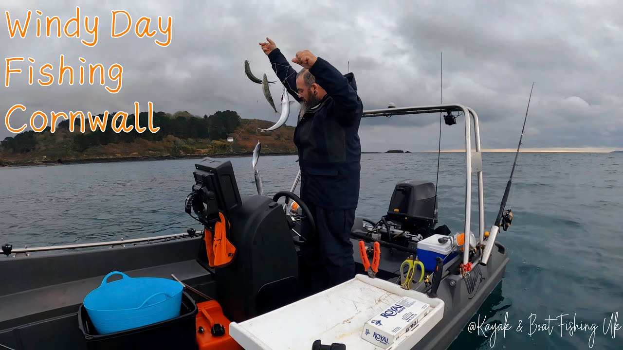WINDY DAY FISHING CORNWALL - WHALY 435 | Small Boat Fishing UK - #boatfishing